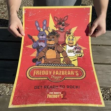 Five Nights at Freddys 2 Movie Poster Horror Art Print Decor