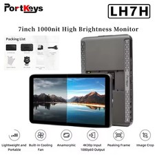 Portkeys LH7H 7Inch Touch Screen 3D LUT 4K HDMI 1000nit Portable Camera Monitor