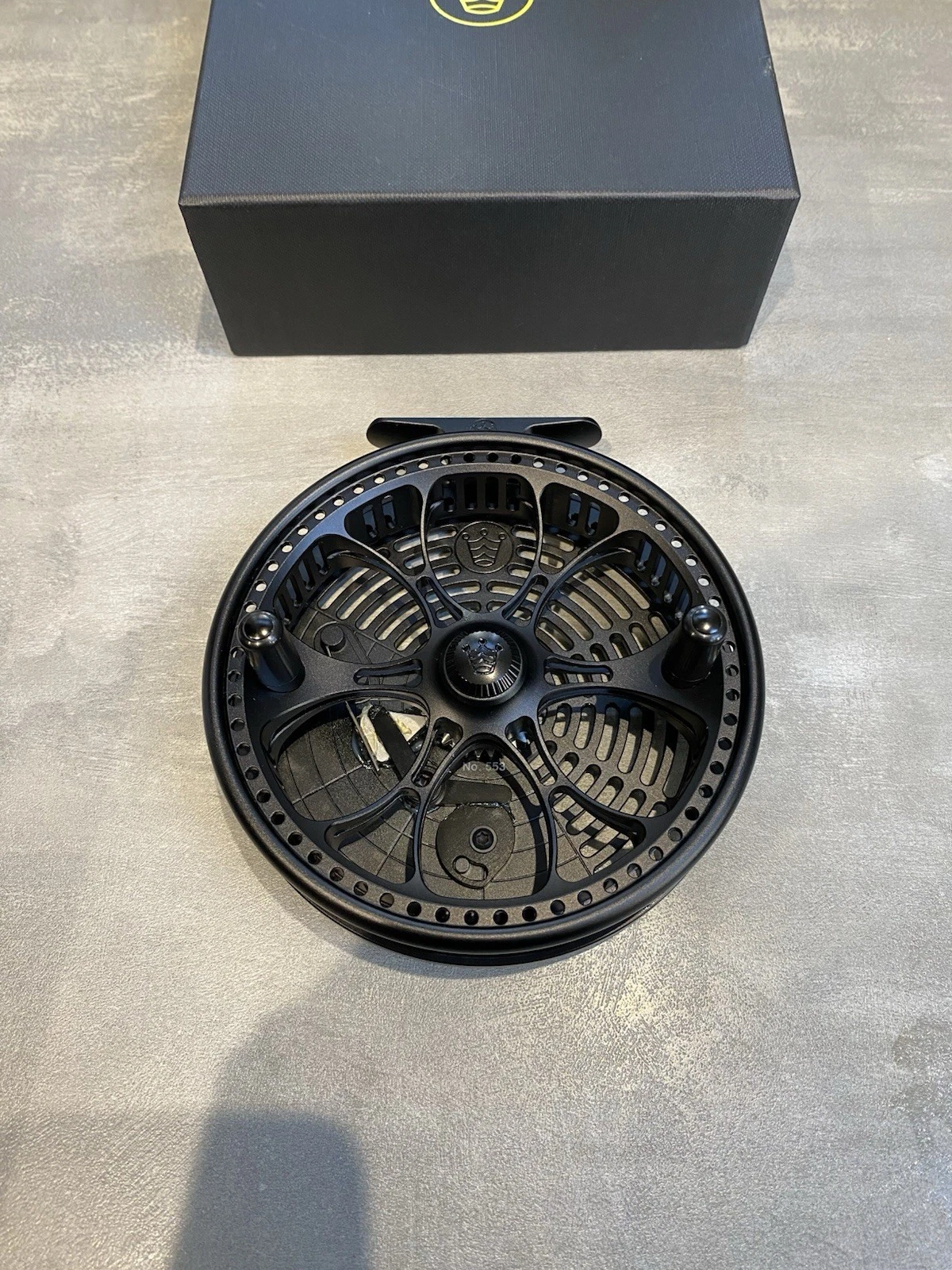 Kingpin Zeppelin Centerpin Aero 500 Fishing Reel Black Brand New 4