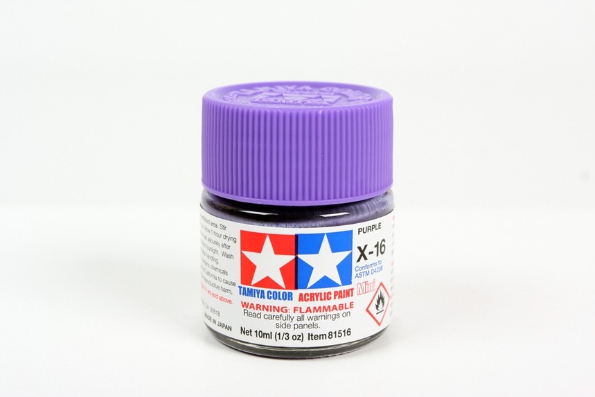 Tamiya X-16 Purple Acrylic Paint 10ml