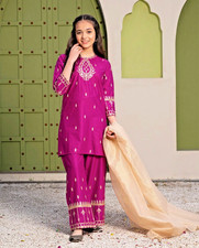 Readymade kids girls Salwar Kameez party wear eid indian girls designer dress