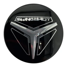 Polaris Center Wheel Cap, Gloss Black, for Slingshot Models - 5450160-266