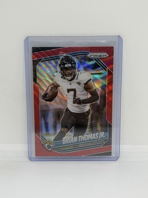 2025 Panini Prizm - #2 Brian Thomas Jr Red Wave /149