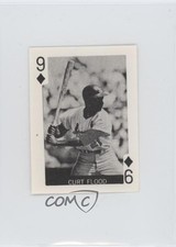 1969 Globe Imports Playing Cards Gas Station Issue Curt Flood #9D 0uf1