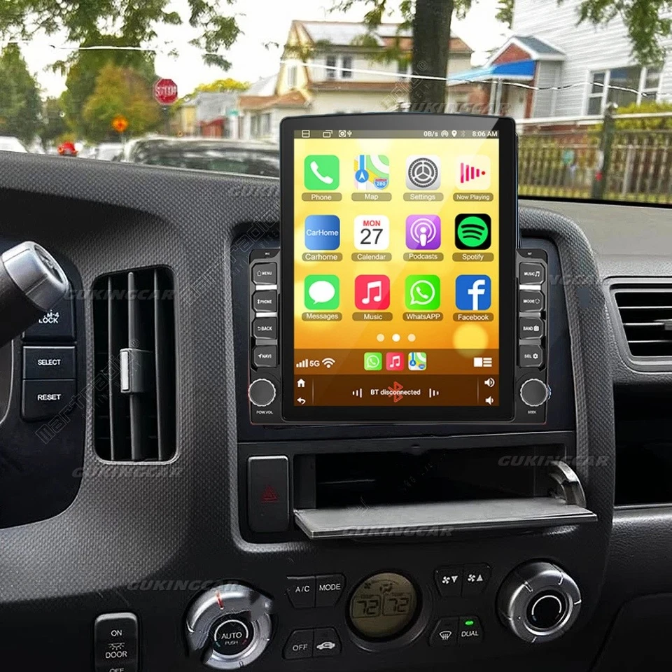 9.7" Carplay For Honda Ridgeline 2006-2019 CAR Radio Stereo Android13 GPS NAVI Foto 2 de 4
