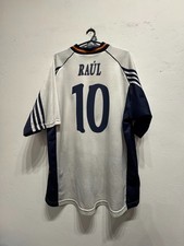 jersey Spain 1998 Away #10 Ra&uacute;l Size  XL (62 x 75/80 cm)