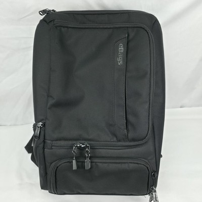 eBags Professional Slim Laptop Backpack - Solid Black