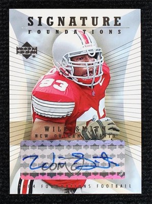 2004 Upper Deck Foundations Signature Will Smith #SF-WS Rookie Auto RC 00jz