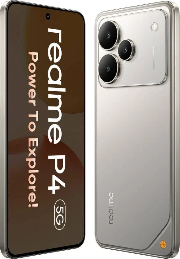 realme P4 5G (Grey 128 GB 6GB RAM) Dimensity 7400 Processor, 6.77