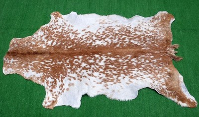 Luxus Ziegenfell Teppich Haar auf Fläche Teppich Größe 36''x24'' Tierleder Ziegenfell G398