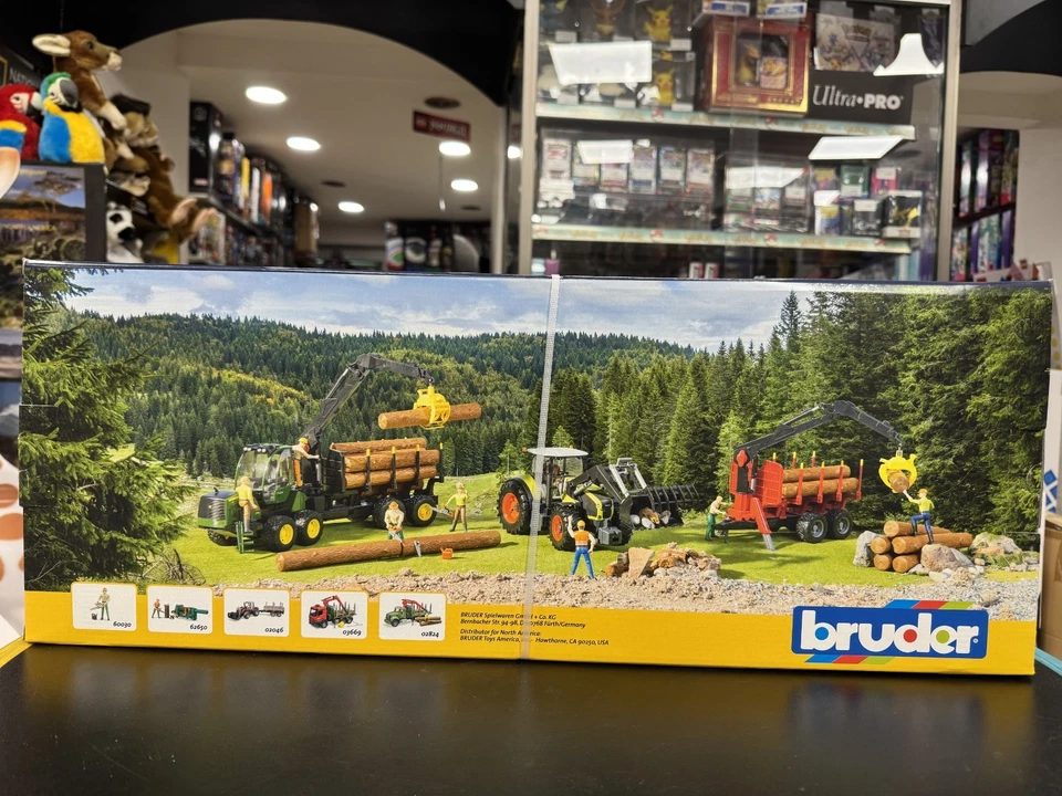 BRUDER 02133 -Scala 1:16 - Trattore John Deere 1210E - NUOVO - SIGILLATO - Immagine 3 di 4