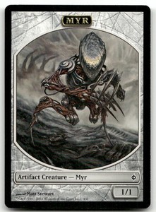 Myr Token #4 New Phyrexia MTG Token