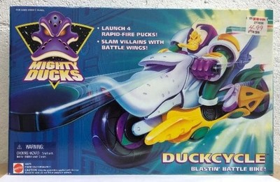 Mighty Ducks Duckcycle Motorcycle Bike NHL Hockey Mattel 5