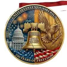 2026 - 250TH Anniversary United States of America Challenge Coin - Hobo Nickel