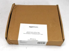 Amazon Basics Extension Cord US Plug Black 20 Ft Long 13 Amps 125V Cord