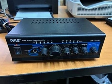 Pyle PTA4 Mini 2x120 Watt Stereo Power Amplifier w/ AUX/CD Input Amp