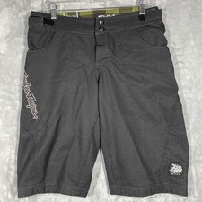 Pantaloncini MTB Troy Lee Designs Skyline Uomo 34 Griglia Nera Mountain Bike Ciclismo