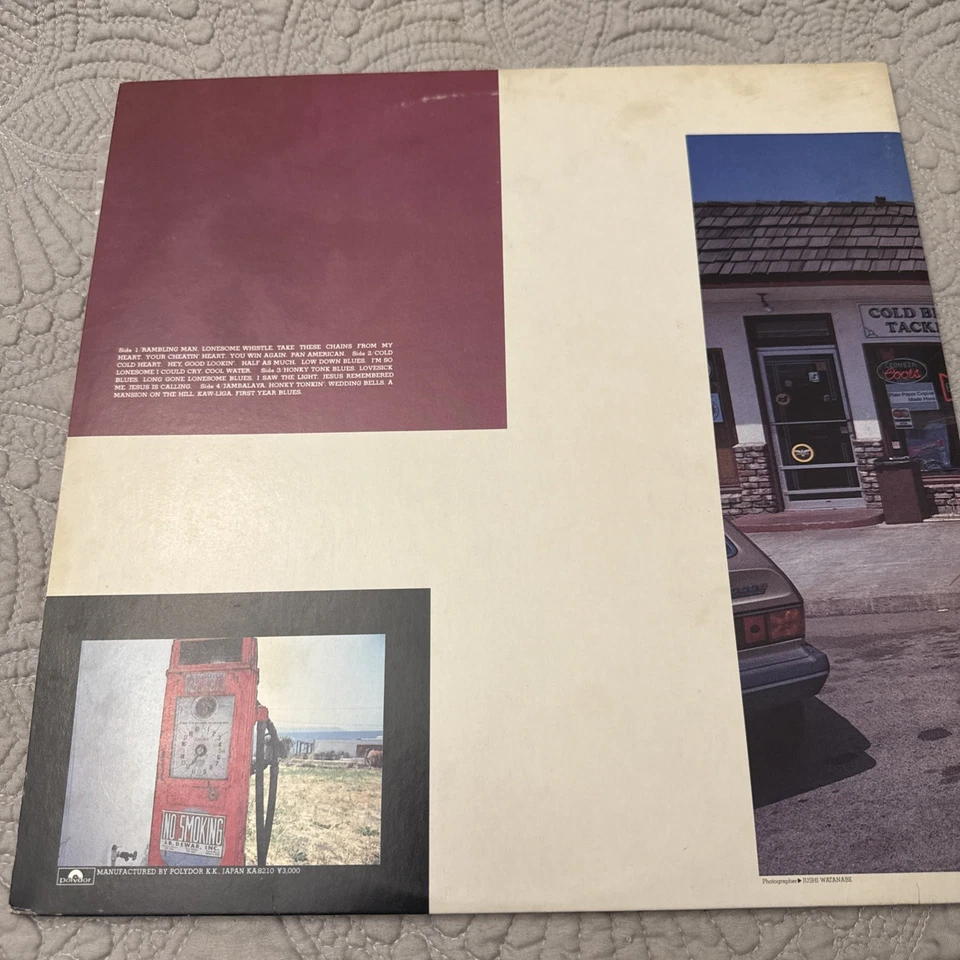 Hank Williams Best Hits Polydor 2Lp 30mm 9211 Obi Japan Import - Image 2 of 3