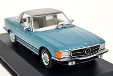 Minichamps 1/43 Mercedes-Benz 350 SL Cabriolet R107 Green Diecast Model Car
