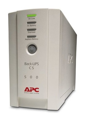 APC Back-UPS, 500VA/300W, Tower, 230V, 4x IEC C13 Steckdosen, vom Benutzer austauschbar