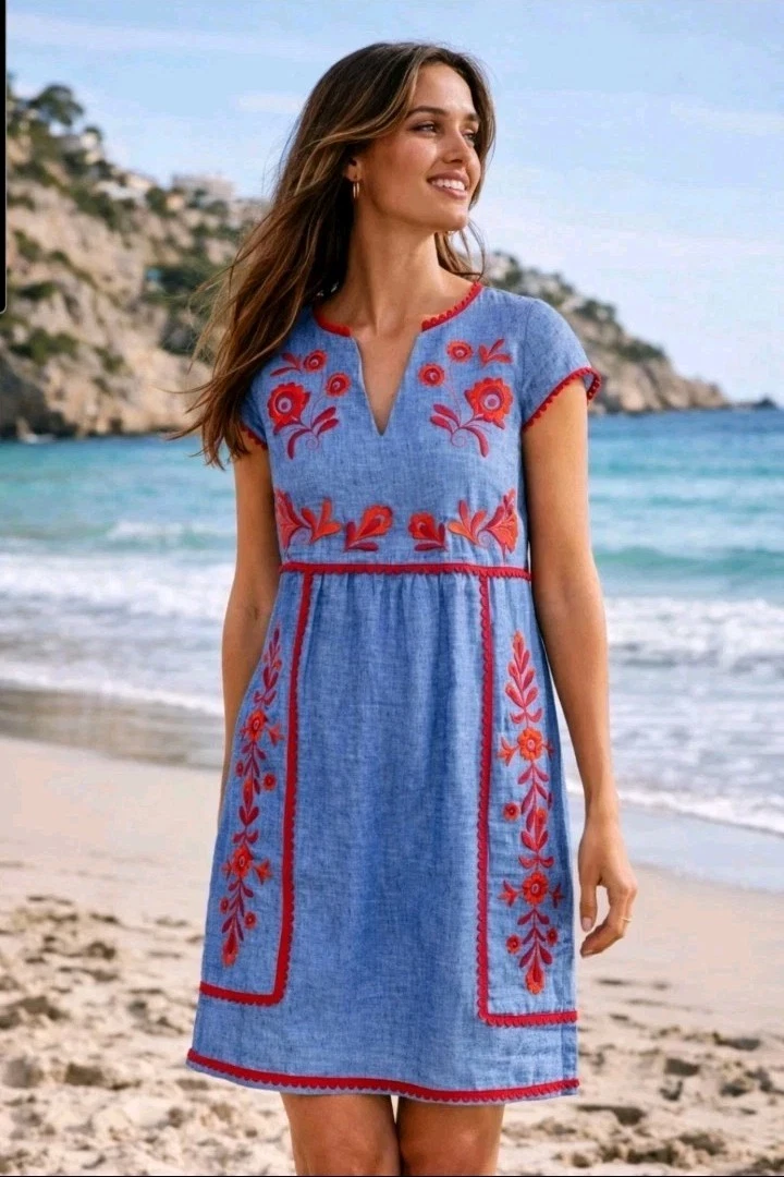 Boden Knee Length Linen Floral Dresses for Women for sale | eBay Boden Knee Length Linen Floral Dresses for Women for sale | eBay
