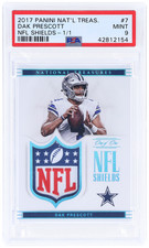 2017 National Treasures Dak Prescott NFL Shield #7
