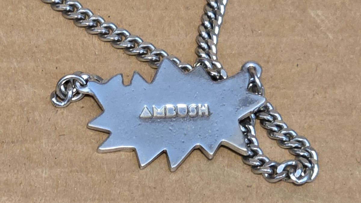 AMBUSH POW! Chain Necklace - Silver Tone 26