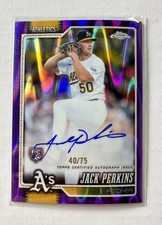 Jack Perkins Chrome 2026 Purple /75 Auto