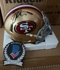 Trent Williams Signed Autographed San Fransisco 49ers Mini Helmet Beckett Wit