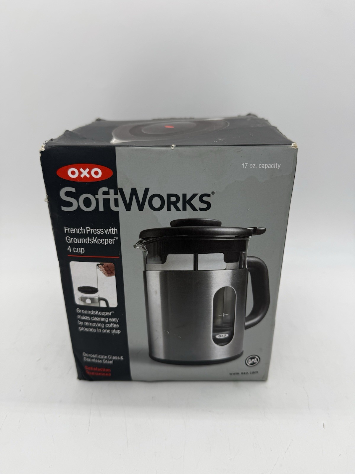 4-cup Coffee Tea Maker With Grounds Keeper New Ob