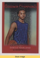 2021 Upper Deck Goodwin Champions Platinum Red Darius Garland #30 READ 0px0