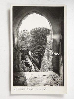 Carisbrooke Castle Torbogen Blick Isle of Wight N Paterson Ryde RPPC