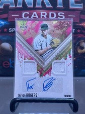 2021 Panini Diamond Kings Trevor Rogers DK Material Signatures Autographed Card