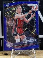 2025 WNBA Panini Prizm - Lucy Olsen Blue Velocity RC