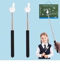 Retractable Teacher Pointer for Classroom Kids Reading, Dumero Extendable Finger