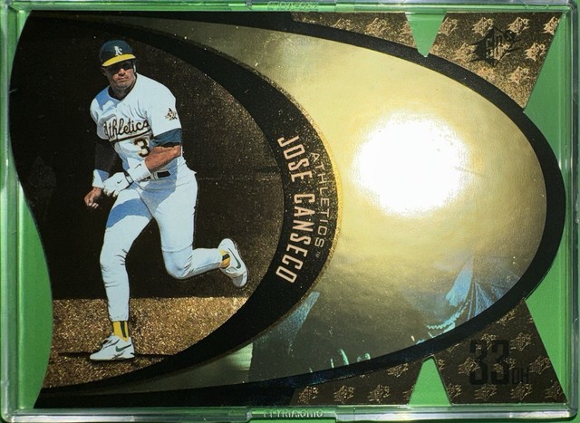 1997 SPx Jose Canseco #SPX37 Grand Finale /50 OAKLAND A’s MVP HALL OF FAME RARE!