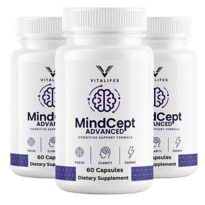 (3 Pack) Mindcept Advanced Brain Formula, MindCept Supplement 180 Caps