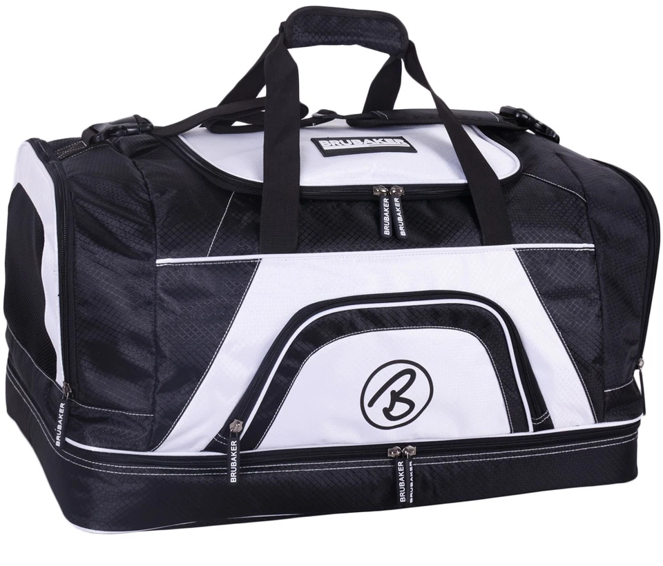 BRUBAK Grande Sac de Sport Gym 90 l Natation Piscine Sauna Gymbag Chaussures - Photo 2/4