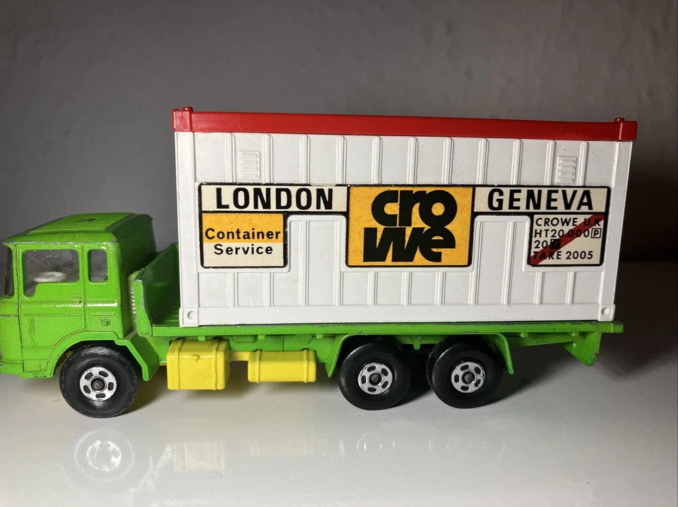 Matchbox Lesney SUPER KINGS  DAF TRUCK K-13/20 1971 + Container Sammler Auto - Bild 3 von 4