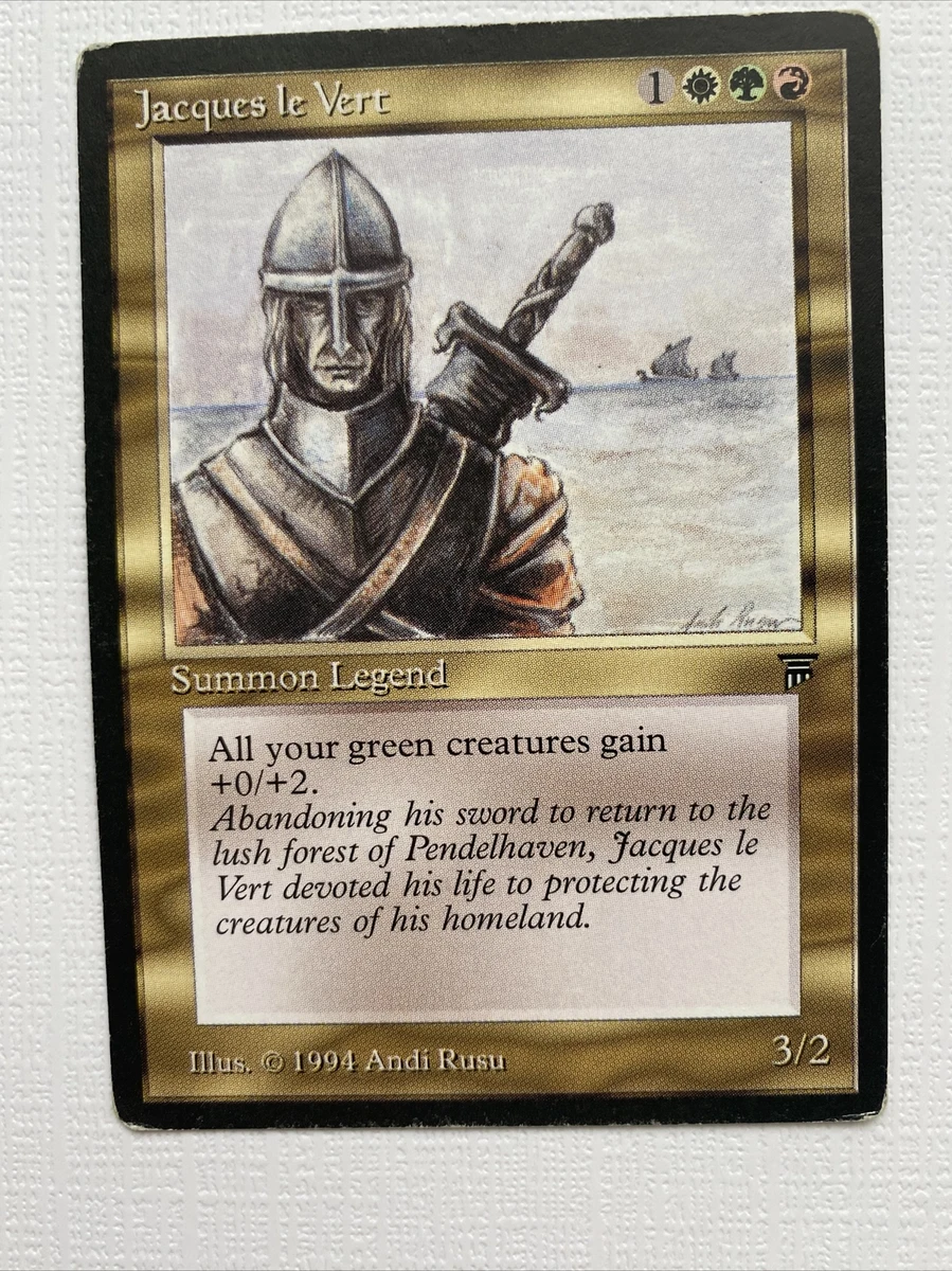 MTG Jacques le Vert Legends Magic The Gathering