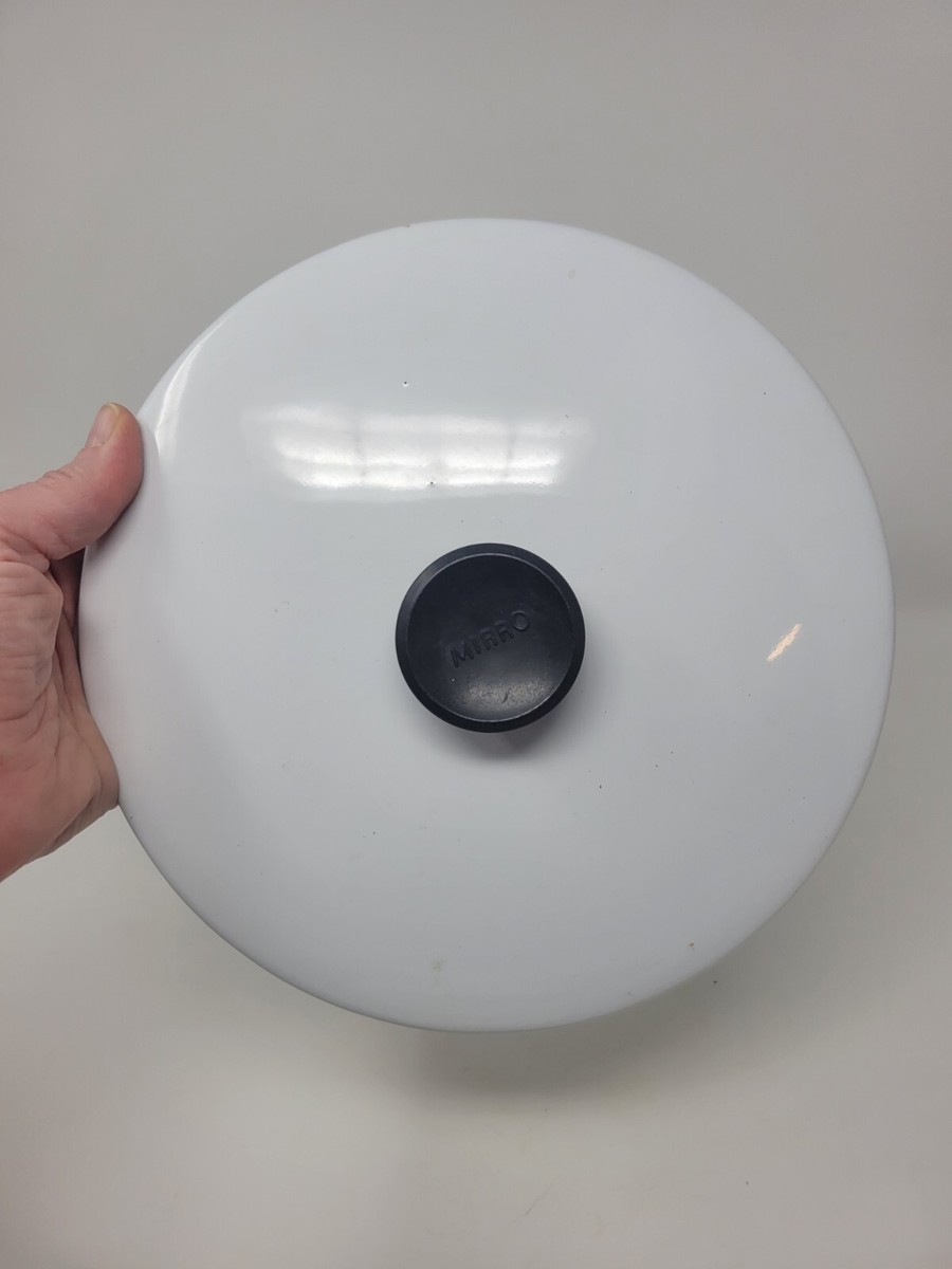 SIERRA LID PATALITE FOR ÆND BY HIME Vintage Enamel White Skillet Pot Pan Replacement Lid ONLY 8.5