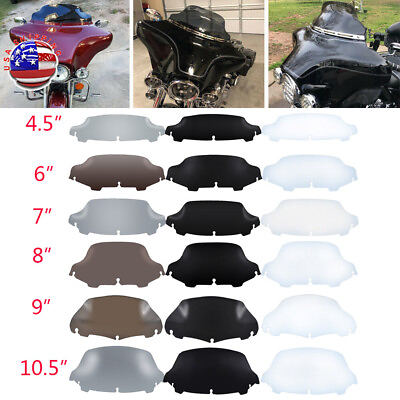#ad #ad 4.5quot; 7quot; 9quot; 10.5quot; Wave Windshield Windscreen For Harley Electra Street Glide 14 $43.69