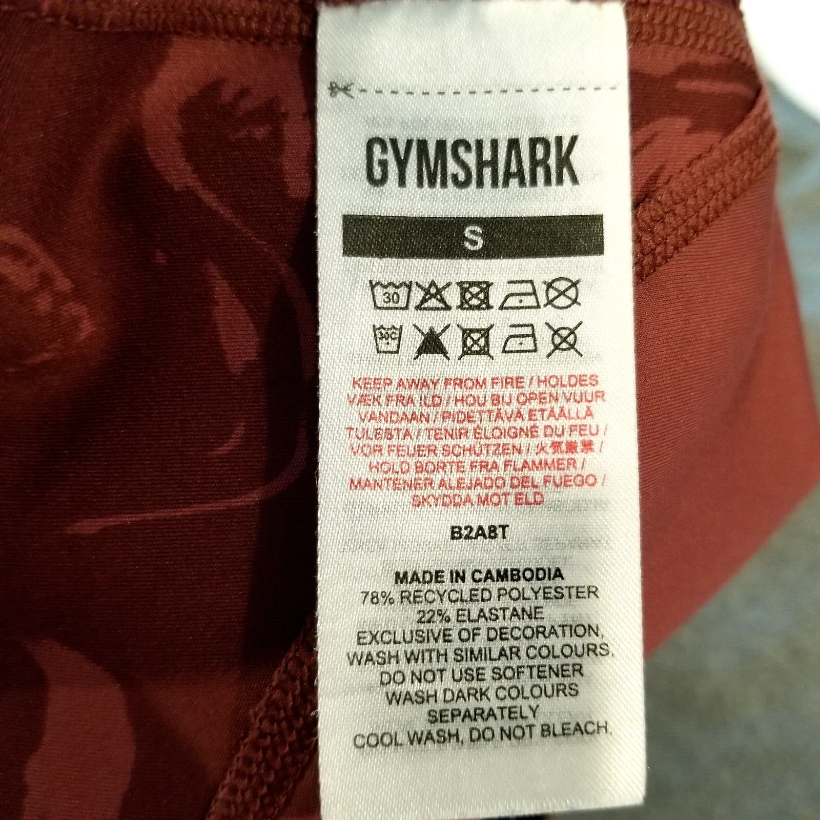 gymshark waist support power athletic ankle leggings
