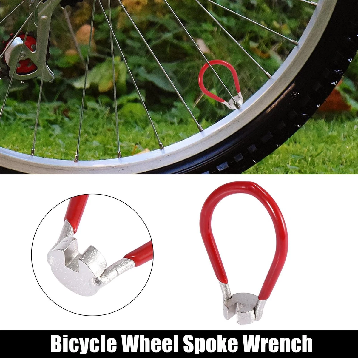 Red bike spokes 2025