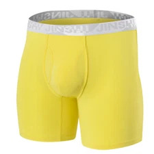 ZONBAILON Men's Underwear, Anti-wear Legs, No Curling,bamboo Fiber Comfort Boxer