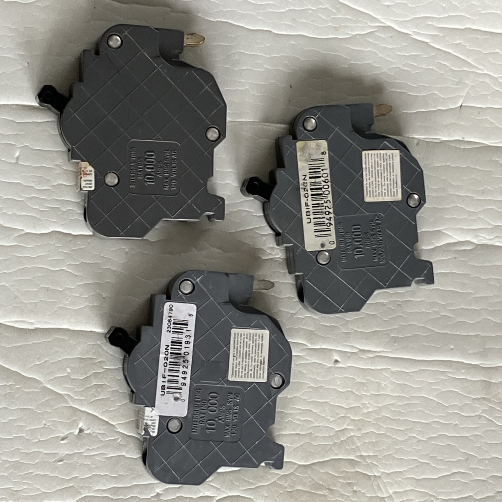 Connecticut Electric UBIF020N UBIF-020N Federal Pacific NC120 NC20 20A Gray