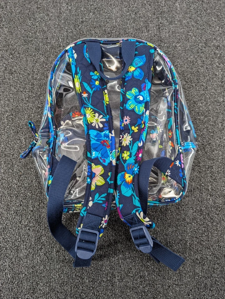 Mochila de transporte Vera Bradley claramente colorida para estadio Moonlight Garden Foto 3 de 4