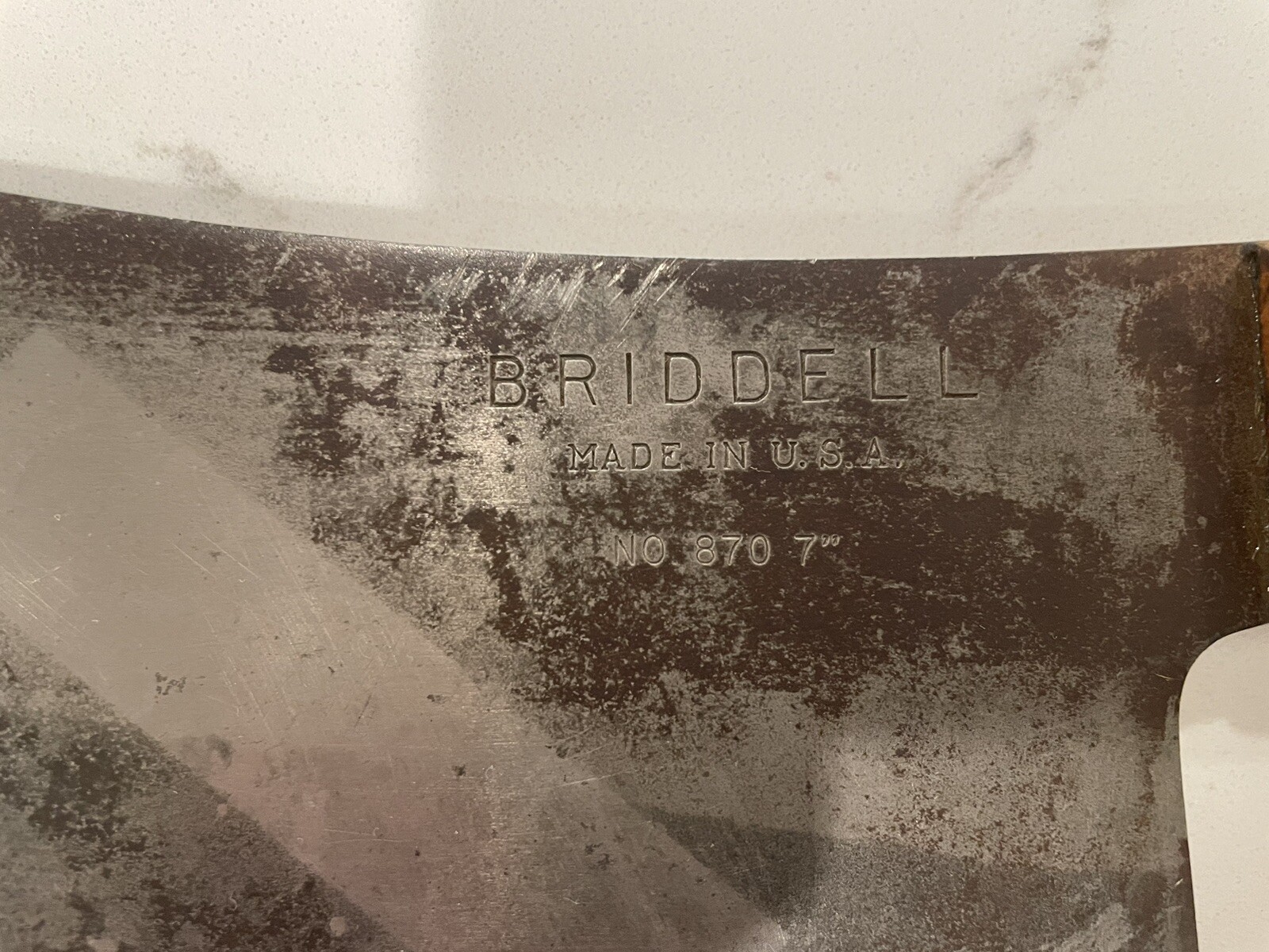 Vintage Solid Steel meat cleavers With Steel Wood Handles (5