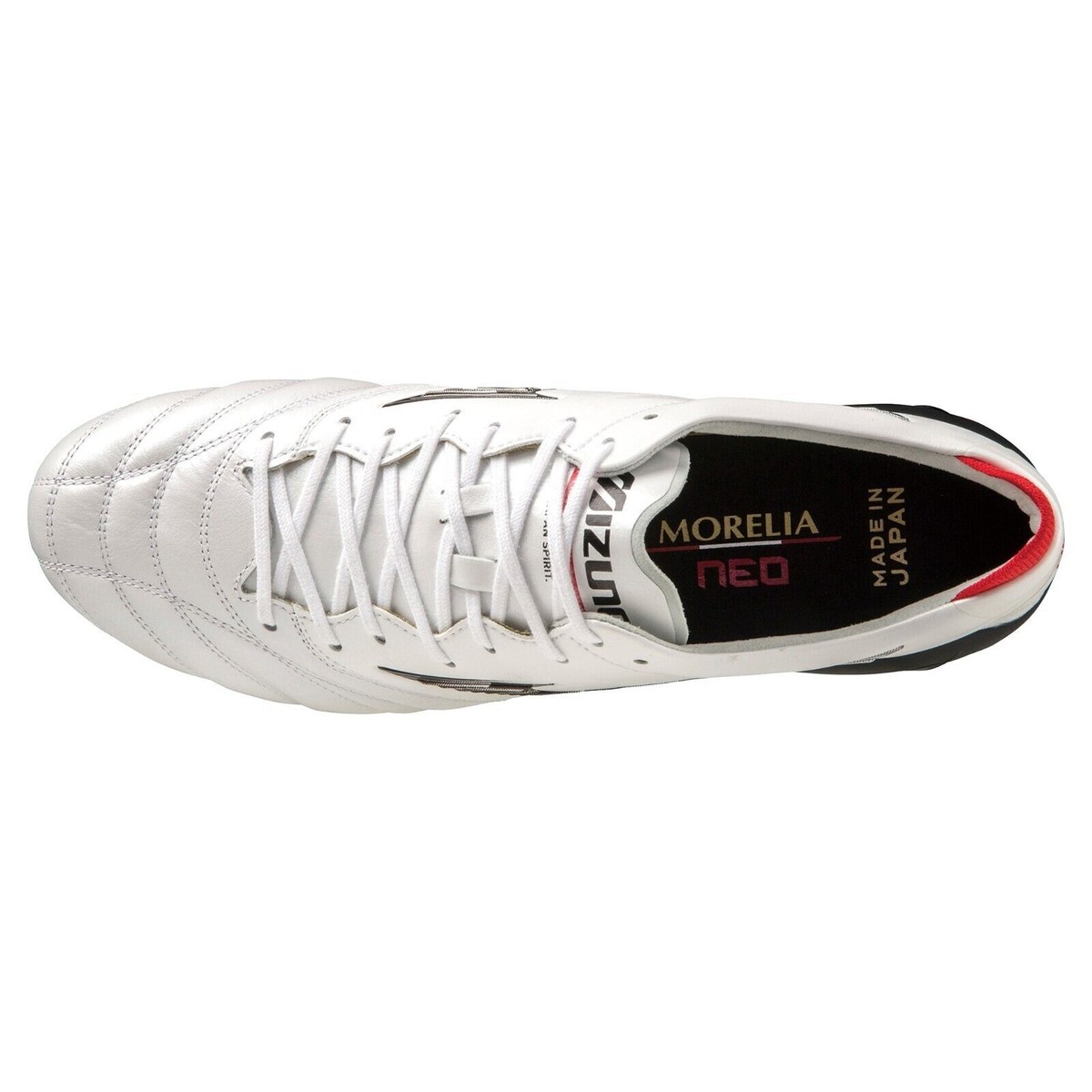 Mizuno Soccer Cleats MORELIA NEO 4 JAPAN Super White Pearl