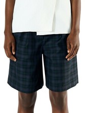 TIBI Womens Marvel Pleated Shorts Black Plaid Choose Size 2, 4, 6, 8 375